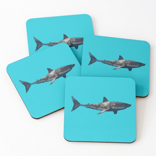 Item preview, Great White Shark Color Print designed and sold by designsasstultd.