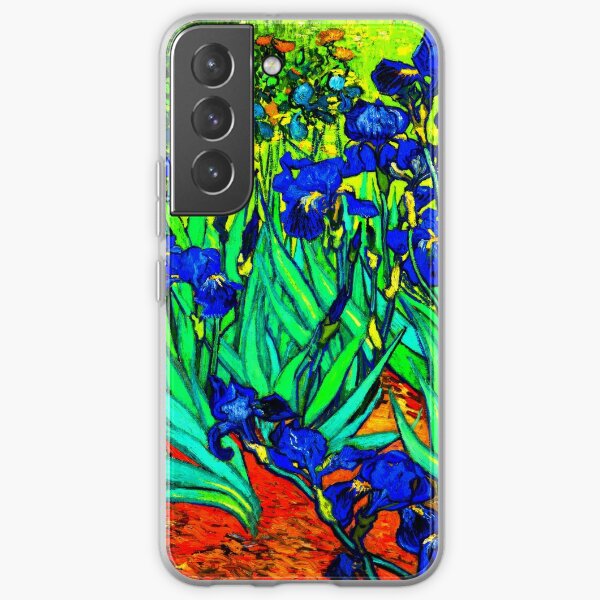 Blue Irises Vincent van Gogh Post Impressionist Floral Botanical Masterpiece Multimillion Dollar Art Samsung Galaxy Soft Case