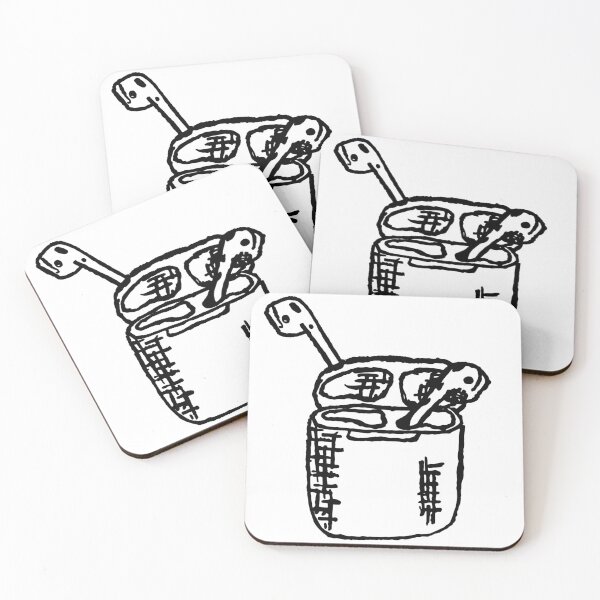 Item preview, messy air pods doodle designed and sold by emmaginationart.