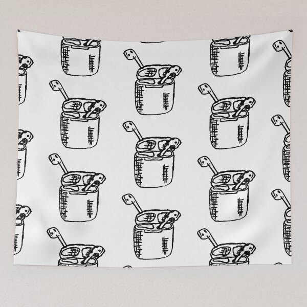 Item preview, messy air pods doodle designed and sold by emmaginationart.