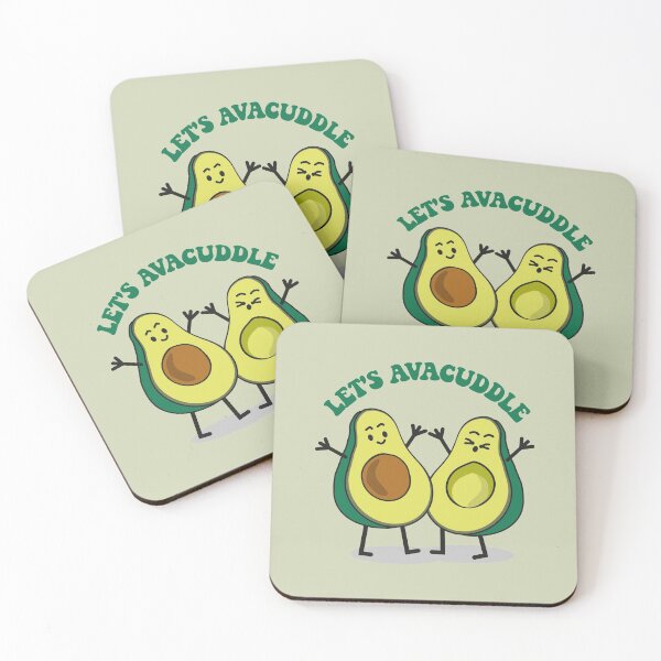 Item preview, Lets Avacuddle - funny avocado designed and sold by OffbeetShirts.