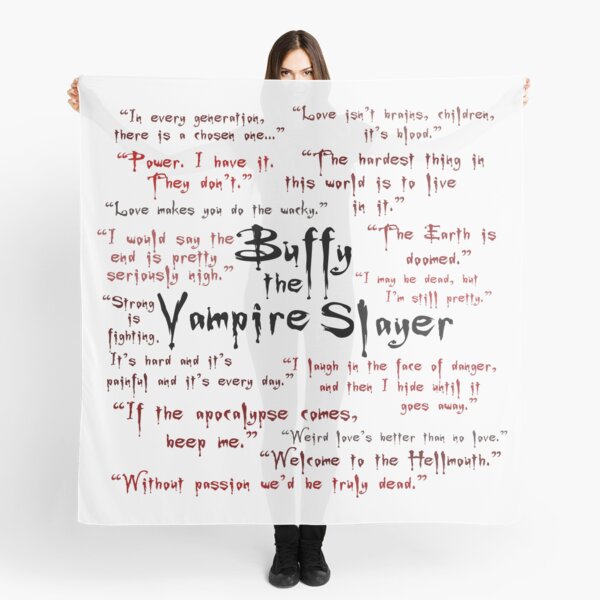 Item preview, Buffy the Vampire Slayer Quotes designed and sold by GiantSquid1.