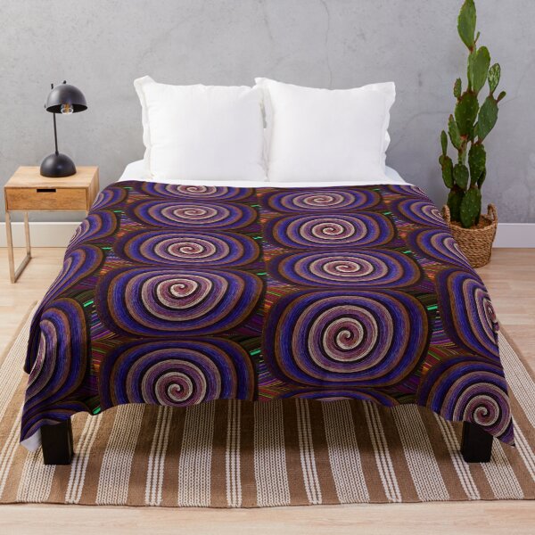 Item preview, Janca Purple Sprial Oval Abstract Design #32 designed and sold by Tom Janca.