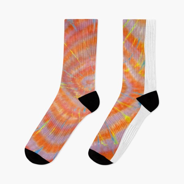 Item preview,  Orange, Purple Spiral Tie Dye And Spray Paint Design designed and sold by Andrew Morrell.