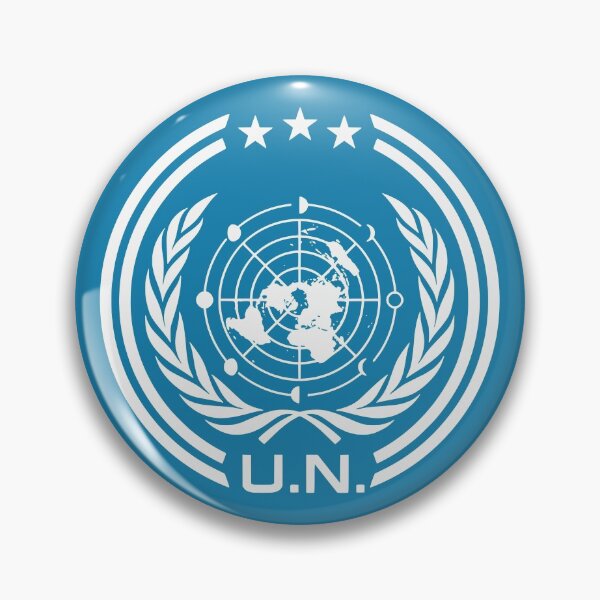 The Expanse Earth UNN Logo Sign Pin