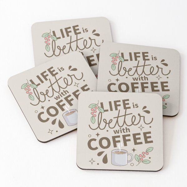 Item preview, Life is better with coffee designed and sold by LuYukari.