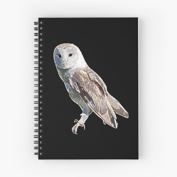 Item preview, Barn Owl White Alternate Print designed and sold by designsasstultd.