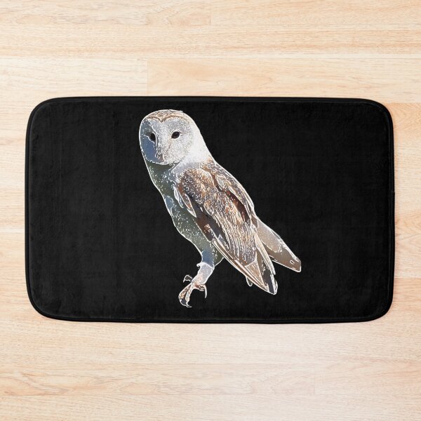 Item preview, Barn Owl White Alternate Print designed and sold by designsasstultd.