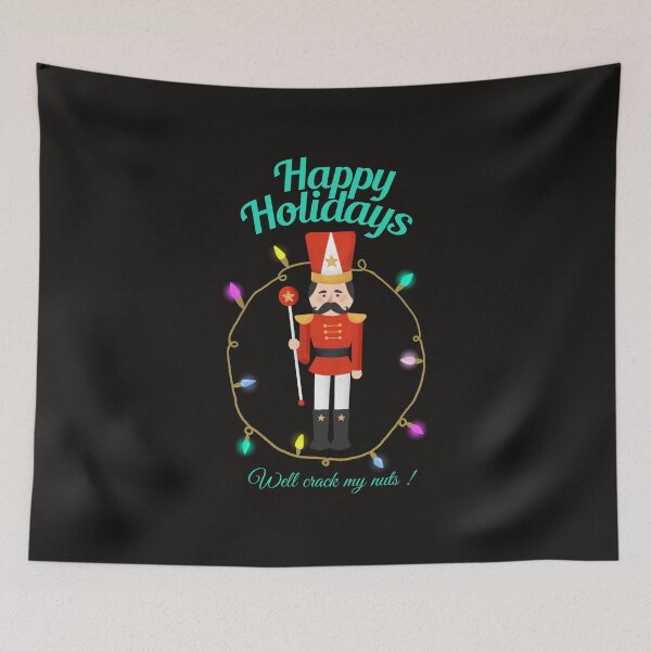 Item preview, Happy Holidays Nutcracker Christmas designed and sold by davestees506.
