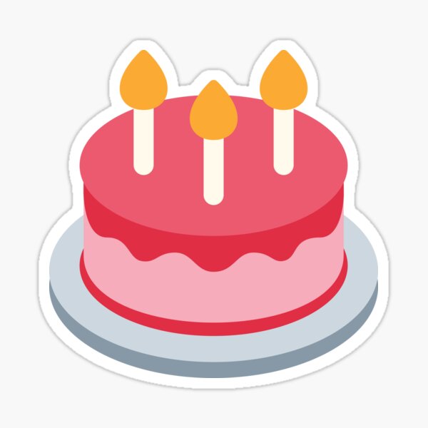 Birthday Cake Emoji Doodle - Custom Doodle for Google