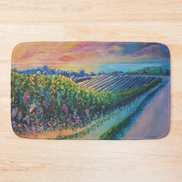 Item preview, Colourful Vineyard Landscape designed and sold by ArtDesignsByNat.