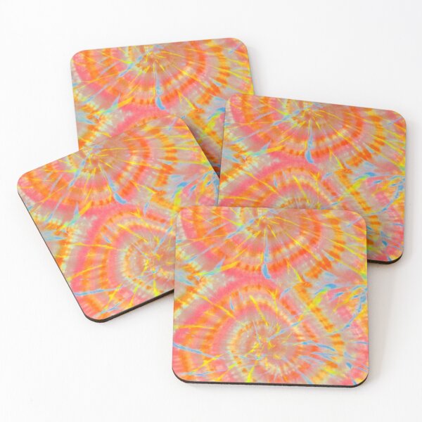 Item preview, 2 Spiral Tie Dye And Spray Paint Design, Pink, Orange, Red, Blue  designed and sold by Andrew Morrell.