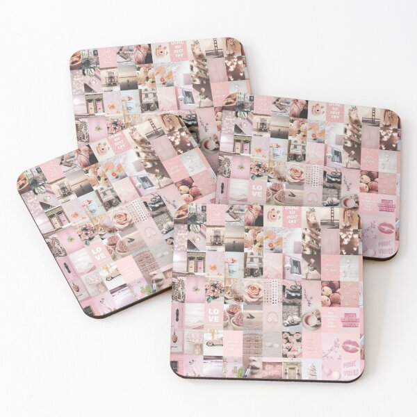 Item preview, Rustic pink vibe collage designed and sold by hillarymoore06.