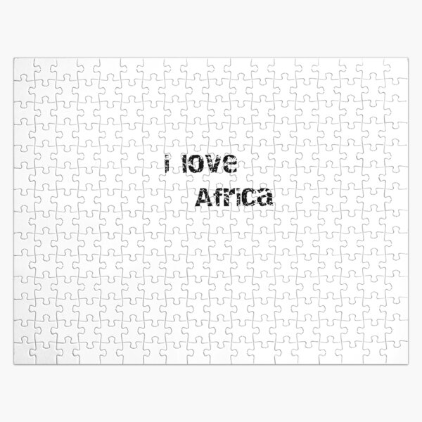 i love africa Jigsaw Puzzle by kheuss10