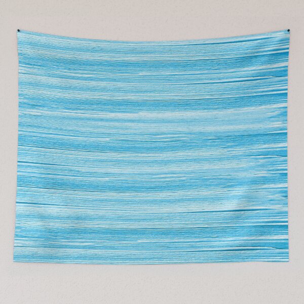 Item preview, Streaks of Thick Sky Blue Paint on Black designed and sold by Darcy777.