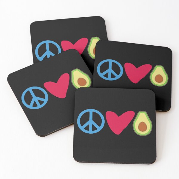 Item preview, Peace Love Avocado, Avocado Lover Gift designed and sold by Vintagemashup.