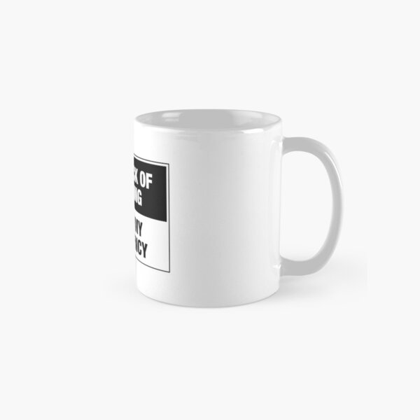 Slim White B&W NY Photo Window Letters Java Mug