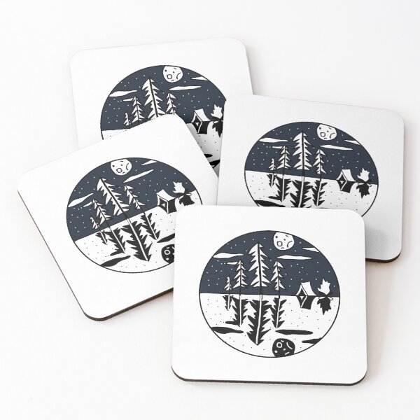 Item preview, Midnight Camping Motif designed and sold by junelight19.