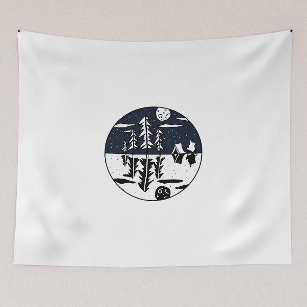 Item preview, Midnight Camping Motif designed and sold by junelight19.