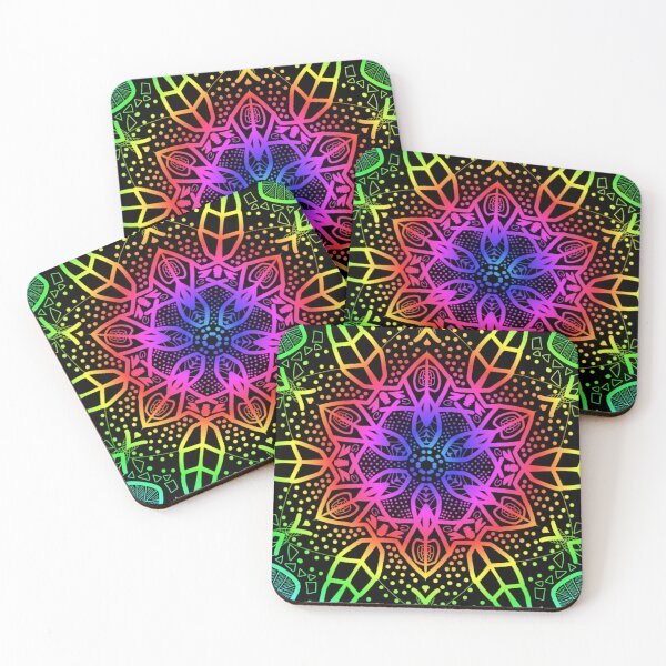 Item preview, Rainbow floral bloom and patterns designed and sold by ShiraiTKDesigns.