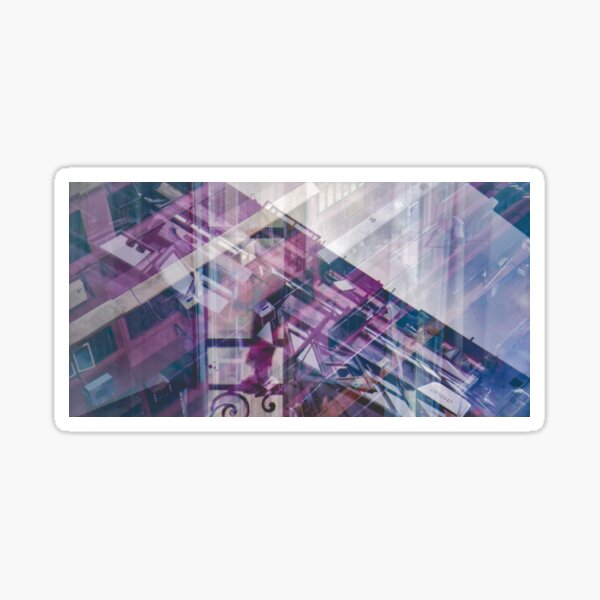 Digital Urban Abstract Sticker
