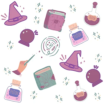 Artwork thumbnail, Wizard Items by RueBennet