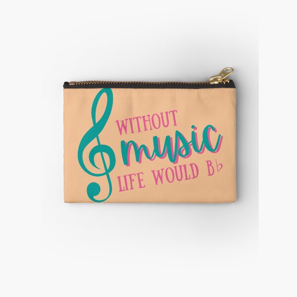 Item preview, Without music life would b flat - Funny designed and sold by ElectricFangs.