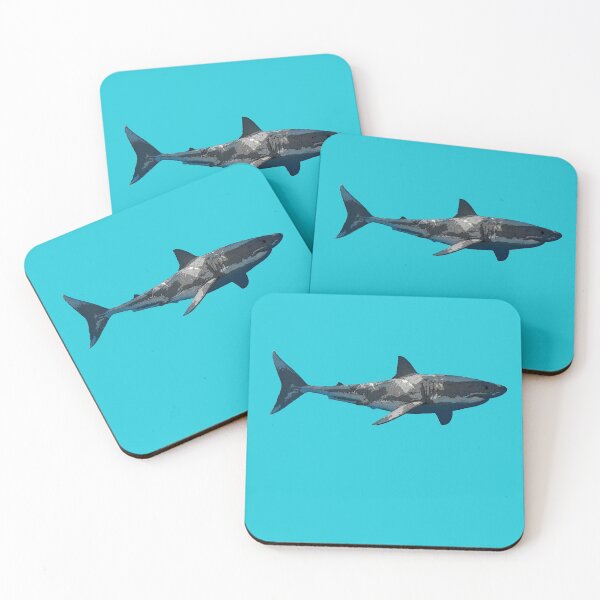 Item preview, Great White Shark Color Print designed and sold by designsasstultd.