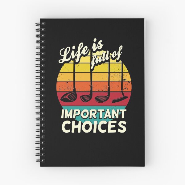 Item preview, Life is Full of Important Choices Golf Player, Vintage, Funny, Putting, Golf Lover, Enthusiast, Golf Sport designed and sold by ibeargifts.