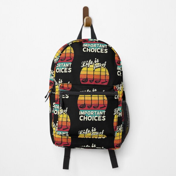Item preview, Life is Full of Important Choices Golf Player, Vintage, Funny, Putting, Golf Lover, Enthusiast, Golf Sport designed and sold by ibeargifts.