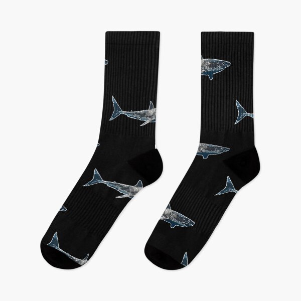 Item preview, Great White Shark White Alternate Print designed and sold by designsasstultd.