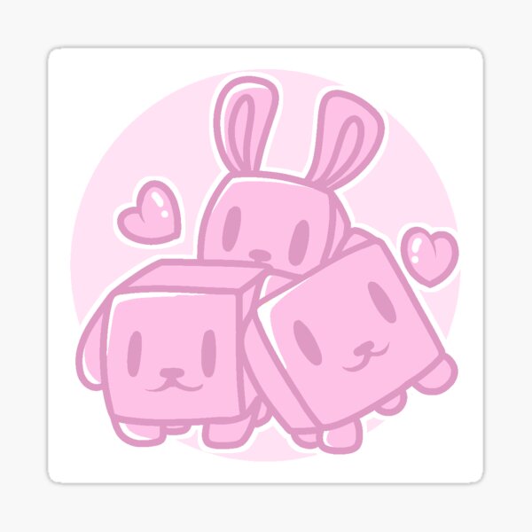 Roblox Animals Stickers Redbubble - roblox pink swag decal