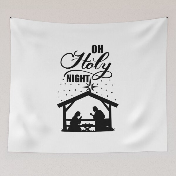 Item preview, Oh Holy Night Nativity Christmas Scene 2 designed and sold by Gsallicat.