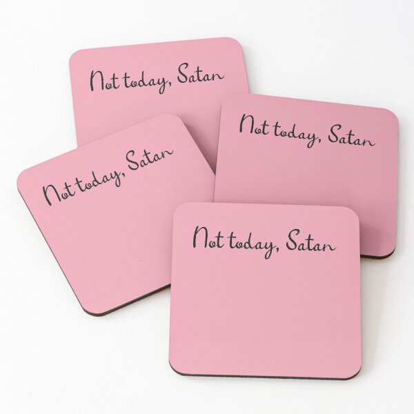 Item preview, Not today Satan. Motivational Lines designed and sold by amrmab.