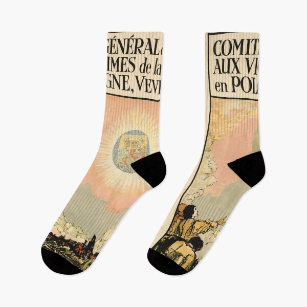 Item preview, retro vevey comite general de secours aux victimes de la guerre en pologne  vintage reclame designed and sold by CorasPosters.