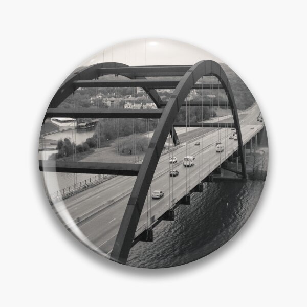 Item preview, Silver Pennybacker Bridge, Austin, TX designed and sold by Eric Charles.
