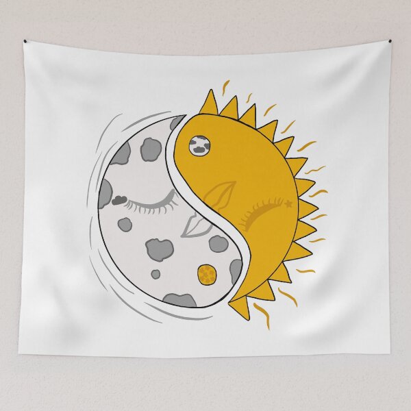 Item preview, Sun and moon yin yang designed and sold by gianna intrieri.