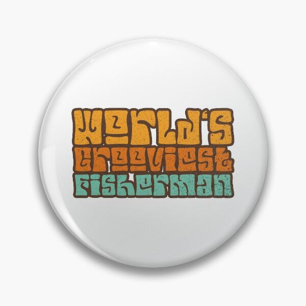 Item preview, World's Grooviest Fisherman - Colors 70s designed and sold by Kaos Urbanwear.