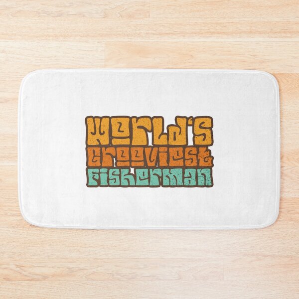 Item preview, World's Grooviest Fisherman - Colors 70s designed and sold by Kaos Urbanwear.