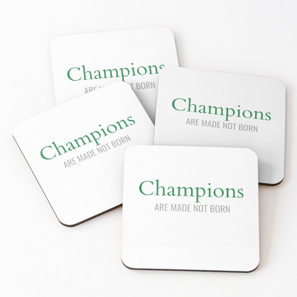 Item preview, Champions are made not born. designed and sold by aboniteblanc.