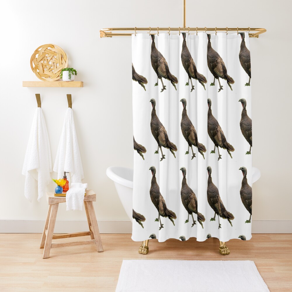"wild turkey" Shower Curtain for Sale by alexturbin Redbubble