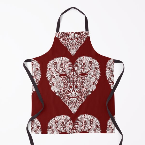 Item preview, Flower Heart Lace Skull designed and sold by SusanSanford.