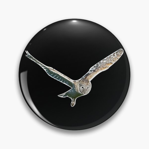 Item preview, Barn Owl Flying White Alternate Print designed and sold by designsasstultd.