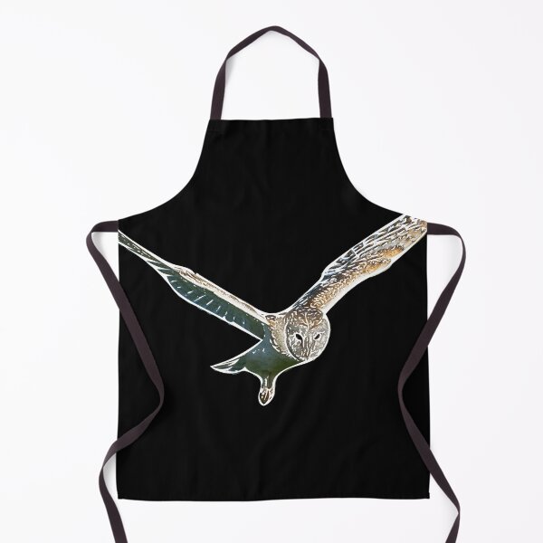 Item preview, Barn Owl Flying White Alternate Print designed and sold by designsasstultd.