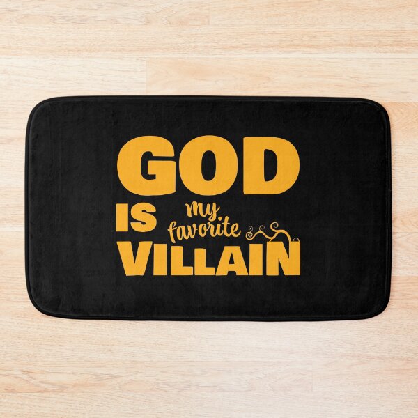 Item preview, God Is My Favorite Villain Funny Orange Design designed and sold by James-Kaft.