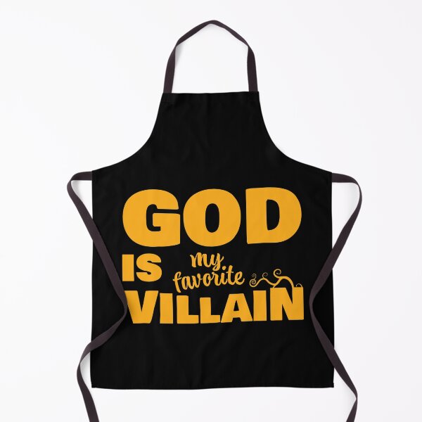 Item preview, God Is My Favorite Villain Funny Orange Design designed and sold by James-Kaft.