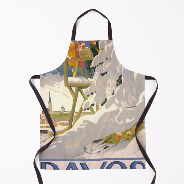 Item preview, retro davos vintage reclame designed and sold by CorasPosters.