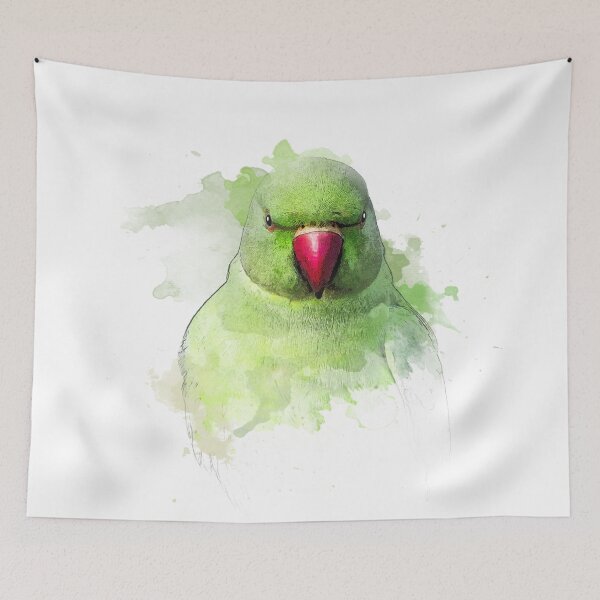 Item preview, Aquarell Splash Psittacula designed and sold by Alienphysique.