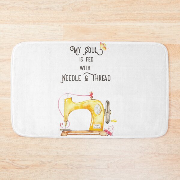 Item preview, My soul is fed with needle and thread - Inspirational design designed and sold by SouthernSassArt.