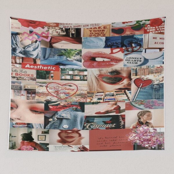 Item preview, 80s inspired collage designed and sold by Lexiliz.